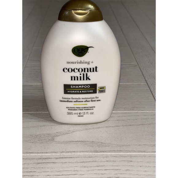 OGX 1-Shampoo & 2-Conditioner Coconut Milk Hydrate & Restore Formula. Lot Of 3 - Picture 5 of 6
